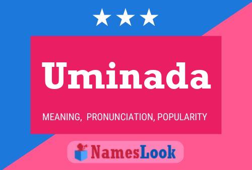 Uminada Name Poster