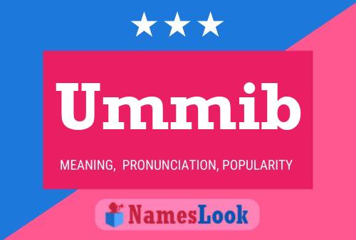 Ummib Name Poster