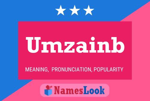 Umzainb Name Poster