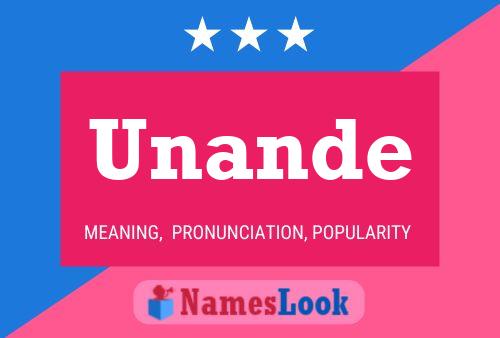 Unande Name Poster