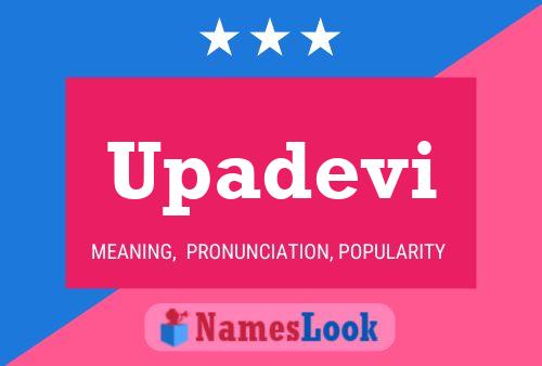 Upadevi Name Poster