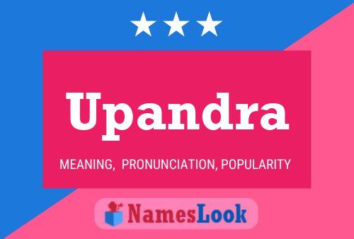 Upandra Name Poster