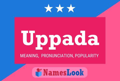 Uppada Name Poster