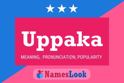 Uppaka Name Poster