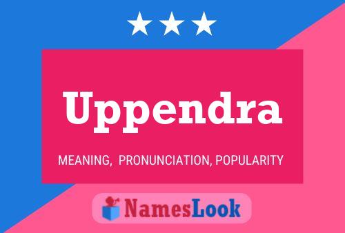 Uppendra Name Poster