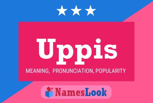 Uppis Name Poster