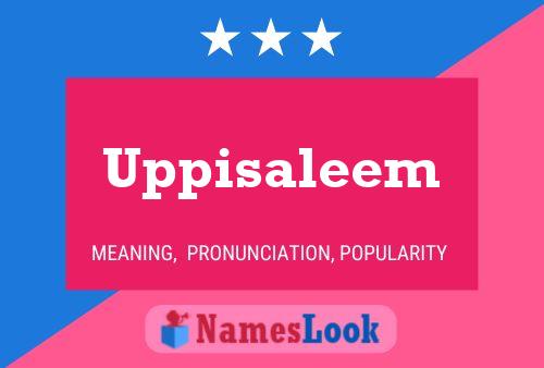 Uppisaleem Name Poster