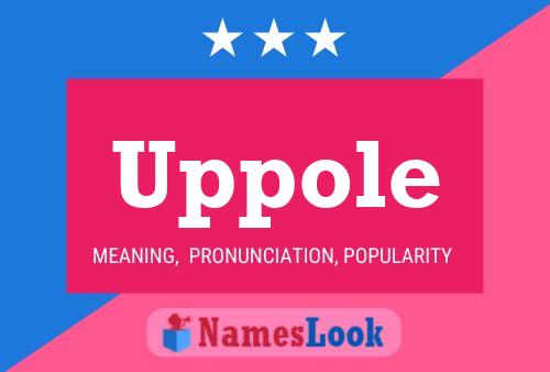 Uppole Name Poster