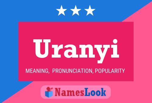 Uranyi Name Poster