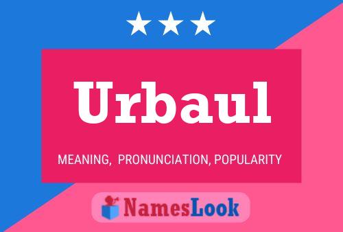 Urbaul Name Poster