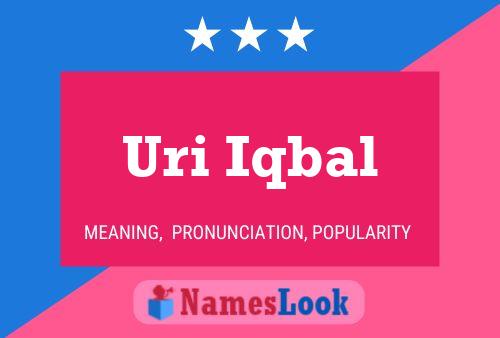 Uri Iqbal Name Poster