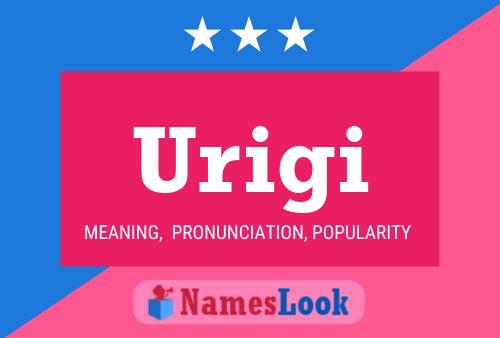 Urigi Name Poster