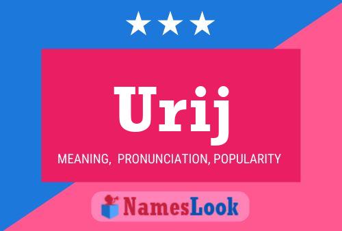 Urij Name Poster