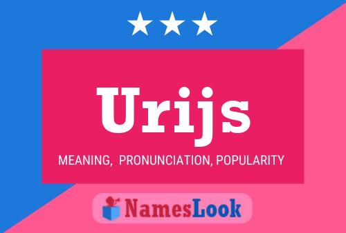 Urijs Name Poster