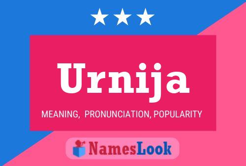 Urnija Name Poster