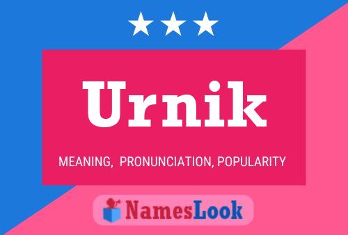 Urnik Name Poster