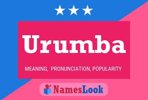 Urumba Name Poster