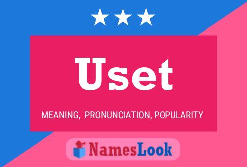 Uset Name Poster