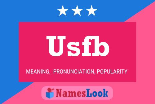 Usfb Name Poster