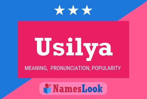 Usilya Name Poster