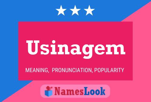 Usinagem Name Poster