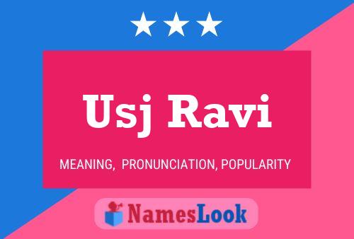 Usj Ravi Name Poster