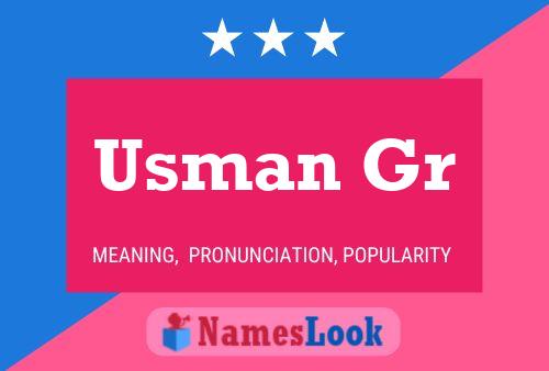 Usman Gr Name Poster