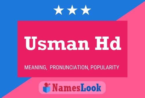 Usman Hd Name Poster