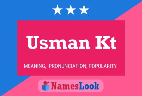 Usman Kt Name Poster