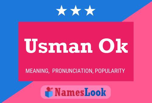 Usman Ok Name Poster