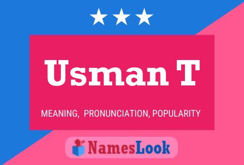 Usman T Name Poster