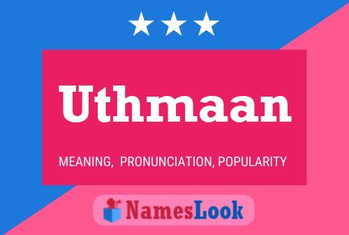 Uthmaan Name Poster