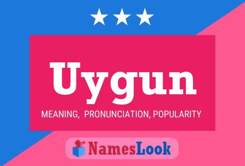 Uygun Name Poster