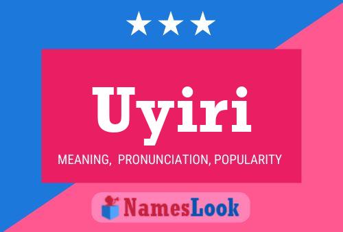 Uyiri Name Poster