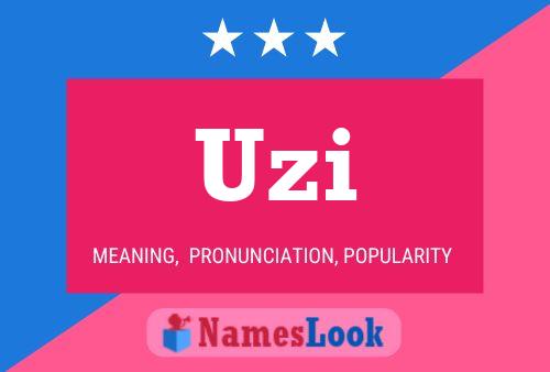 Uzi Name Poster