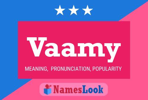 Vaamy Name Poster