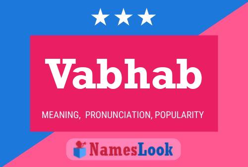 Vabhab Name Poster