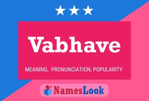 Vabhave Name Poster