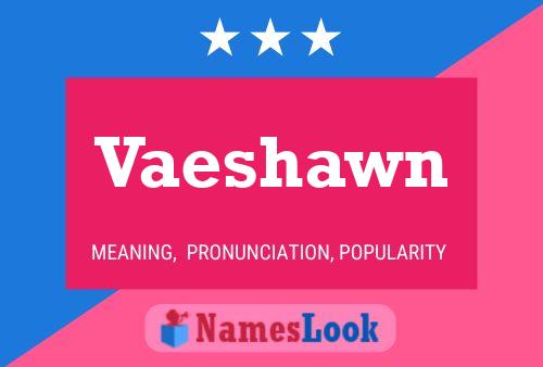 Vaeshawn Name Poster