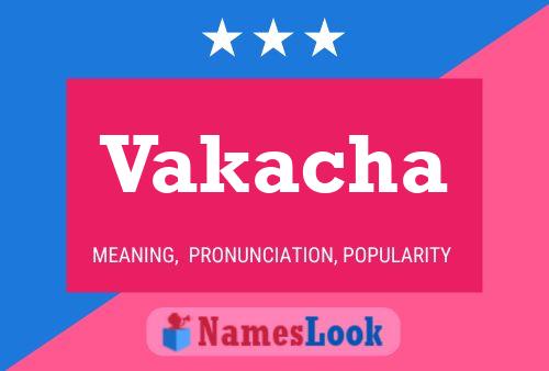 Vakacha Name Poster