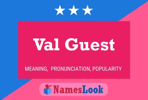 Val Guest Name Poster