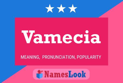 Vamecia Name Poster