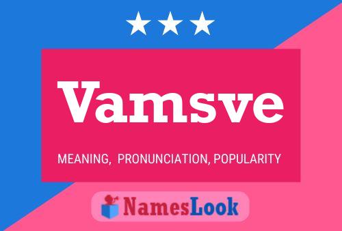 Vamsve Name Poster