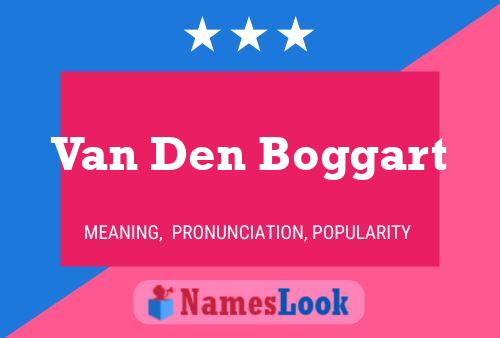 Van Den Boggart Name Poster