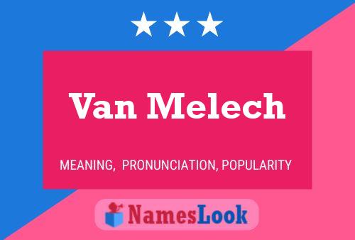 Van Melech Name Poster