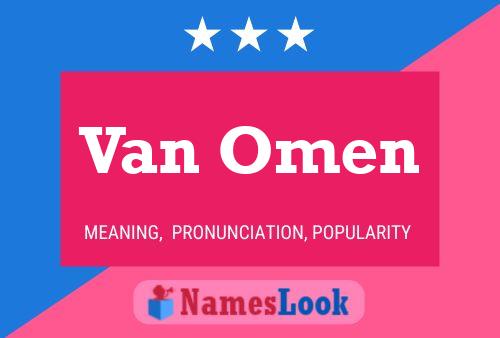 Van Omen Name Poster