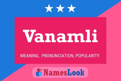 Vanamli Name Poster