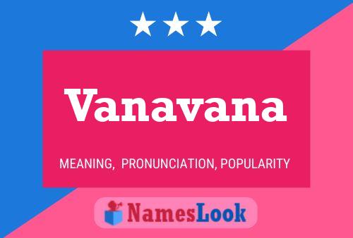 Vanavana Name Poster