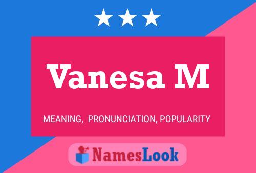 Vanesa M Name Poster