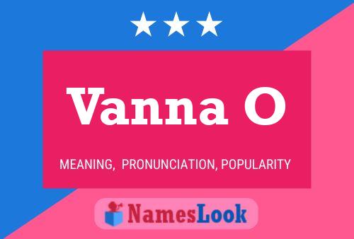 Vanna O Name Poster